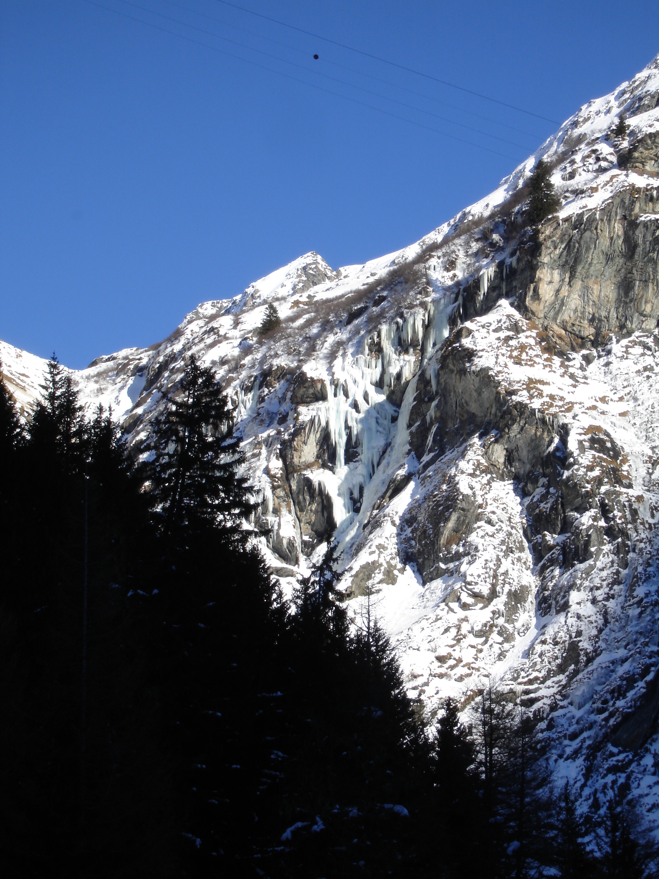 Cascade Severeu above Fionnay, Switzerland
